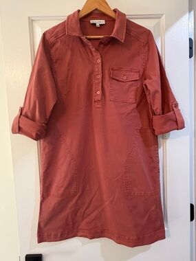 Michael Stars Eleanor Utility Dress in Clay